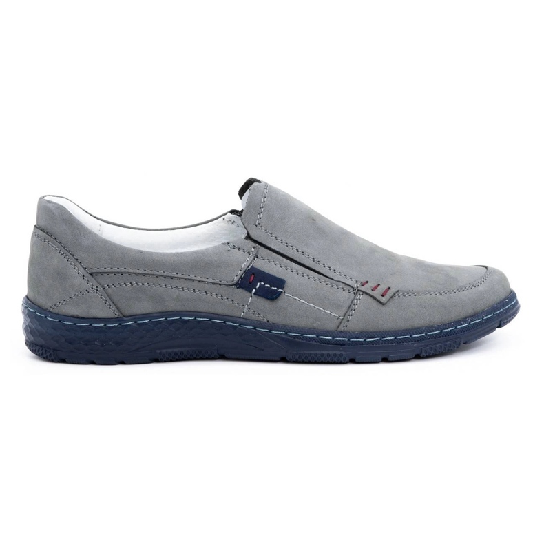 Olivier Mocasines hombre piel gris 943MA Olivier Mocasines hombre piel gris 943MA