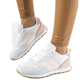 Deportivas mujer fiorenti azul blanco rosa