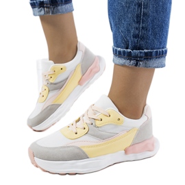 Deportivas mujer Pagnotto amarillas rosado Deportivas mujer Pagnotto amarillas rosado