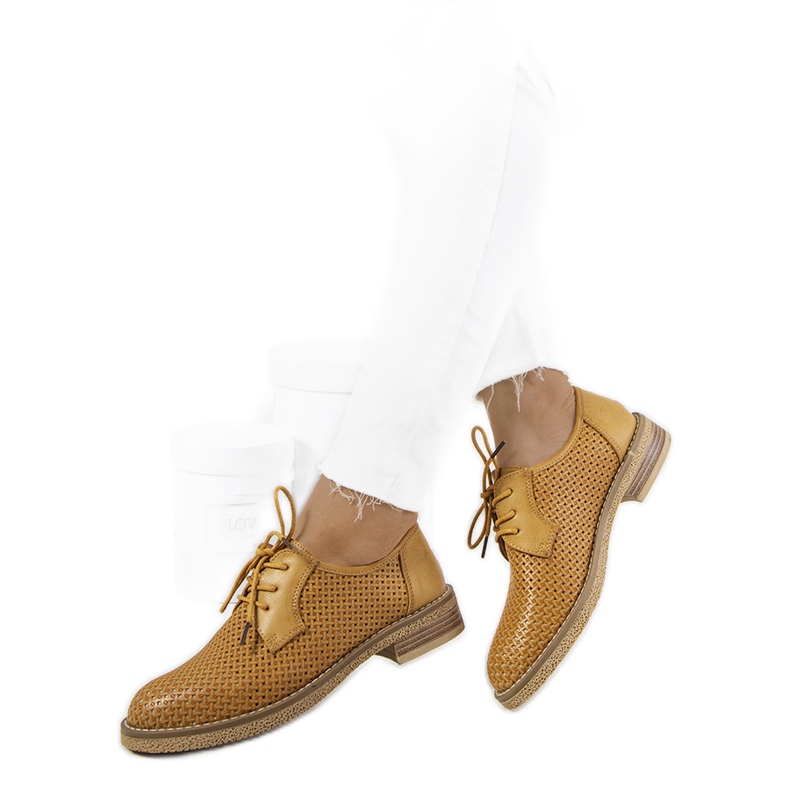 Zapatos oxford marrones calados Ortensia marrón