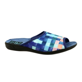 Pantuflas Mujer Adanex 27268 SAK1 púrpura azul marino azul naranja