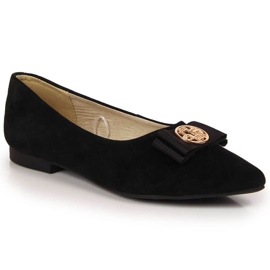 Bailarinas de piel con punta Filippo W PAW335A negro