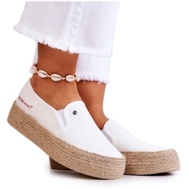Alpargatas De Mujer En La Plataforma Cross Jeans JJ2R4013C Blanco Alpargatas De Mujer En La Plataforma Cross Jeans JJ2R4013C Blanco
