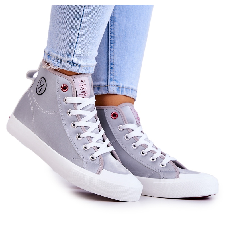 Zapatillas Altas Mujer Cross Jeans JJ2R4057C Gris