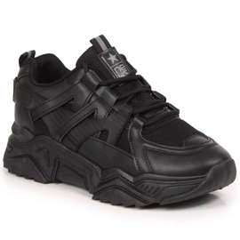 Deportivas cuña News W EU649A negro