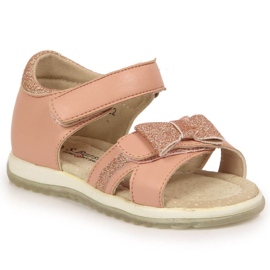 Sandalias velcro S. Barski Jr OLI151B rosa