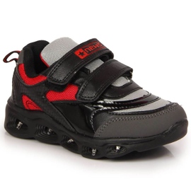 Zapatos suela brillo News Jr EVE348 negro