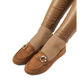 Mocasines marrones de mujer de Leila marrón