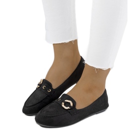 Mocasines negros Leila de mujer Mocasines negros Leila de mujer