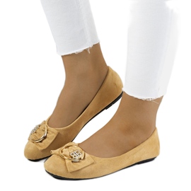 Bailarinas beige con hebilla Ribero Bailarinas beige con hebilla Ribero