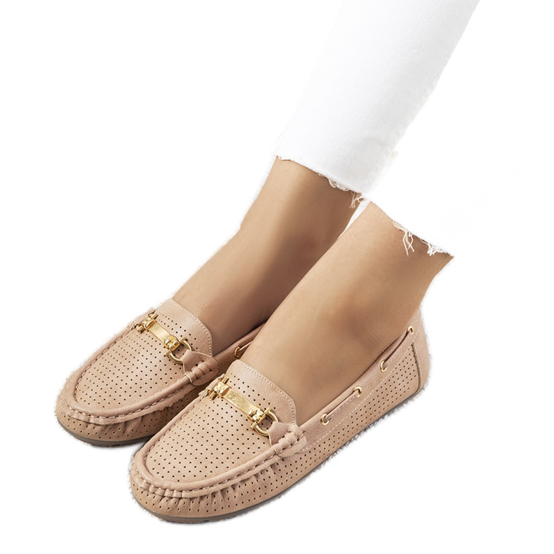 Mocasines mujer Townley rosa beige