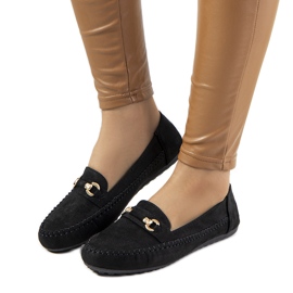 Mocasines negros de mujer de Imogen Mocasines negros de mujer de Imogen