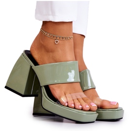 FM1 Zapatillas barnizadas en una barra verde de Seattle FM1 Zapatillas barnizadas en una barra verde de Seattle