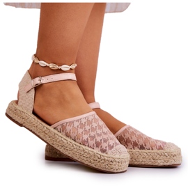 Alpargatas Mujer Con Hebilla Nude Charlene beige