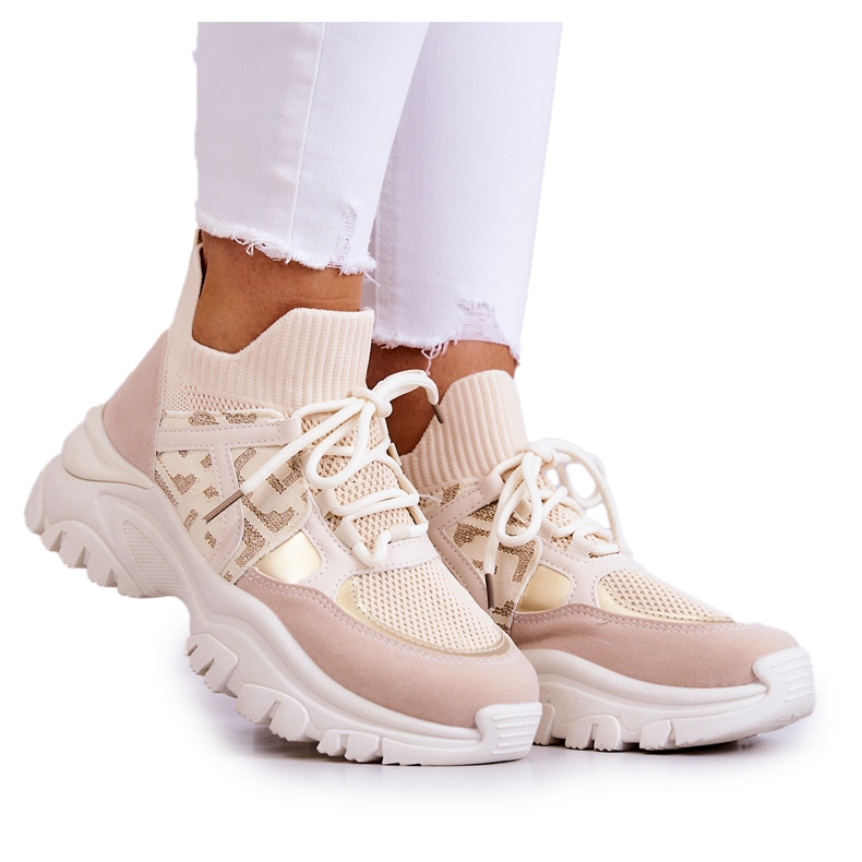 Deportivas Deportivas Beige-Oro Phinell