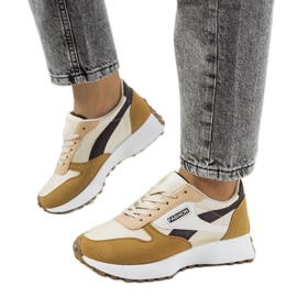 Deportivas de mujer Onorato marrones beige