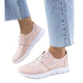 Zapatillas Holográficas Enid Rosa