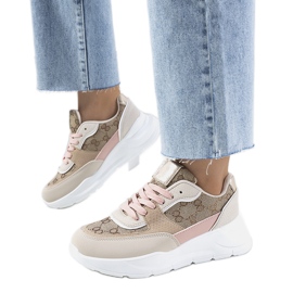 Deportivas mujer Elyne beige