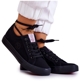 Deportivas mujer material Cross Jeans JJ2R4049C Negro
