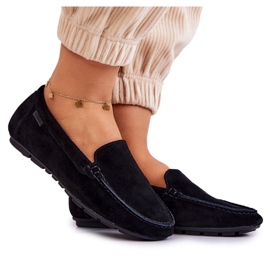 Mocasines Mujer Ante Big Star JJ274654 Negro