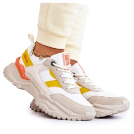 Deportivas Mujer Big Star JJ274A411 Blanco y Beige Deportivas Mujer Big Star JJ274A411 Blanco y Beige