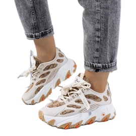Zapatillas beige de mujer de Melsen