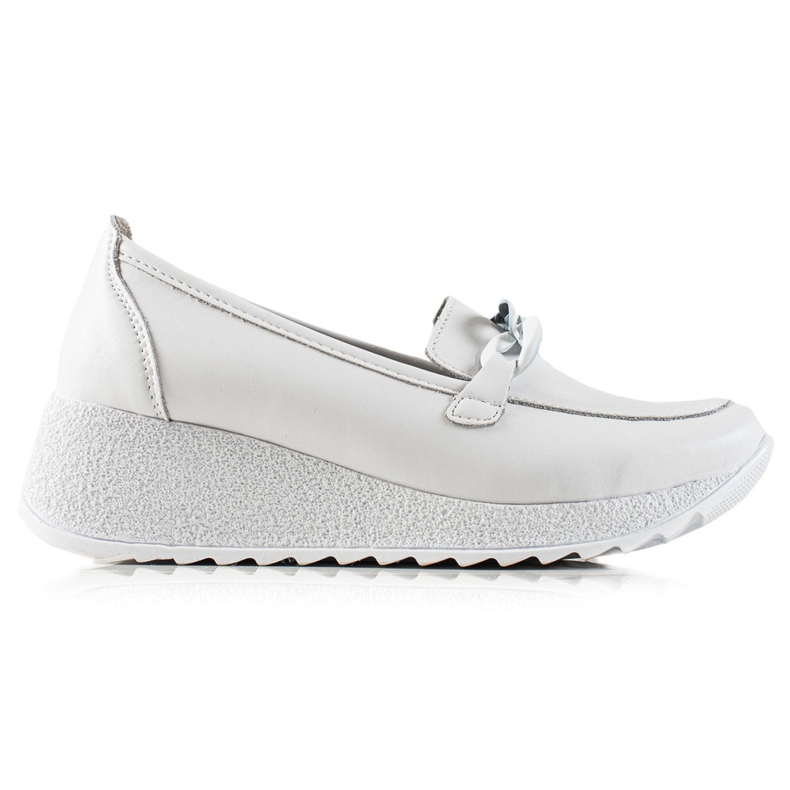 Filippo Brogues de cuero en la plataforma blanco Filippo Brogues de cuero en la plataforma blanco