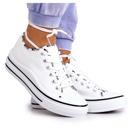 S.Barski Deportivas atadas Menifee de mujer de color blanco