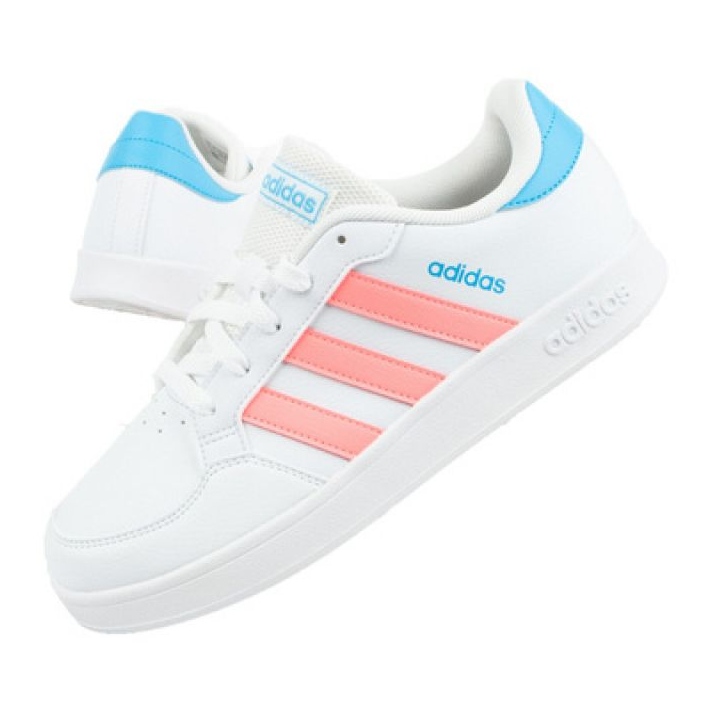 Zapatillas Adidas Breaknet W GY6015 blanco azul rosado