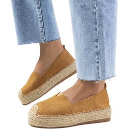Alpargatas marrones Rhianne para mujer beige