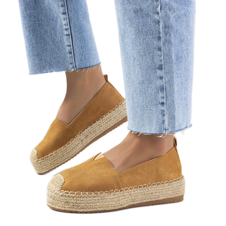 Alpargatas marrones Rhianne para mujer beige