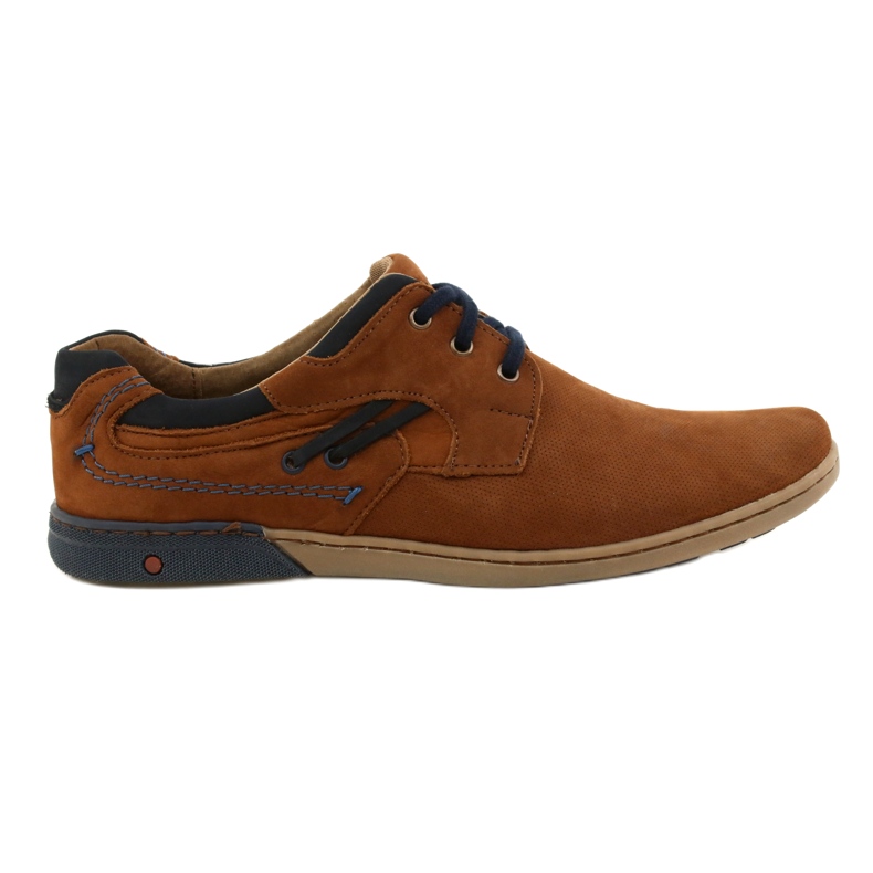 KOMODO Zapatos casual hombre 861L DK.Camel marrón