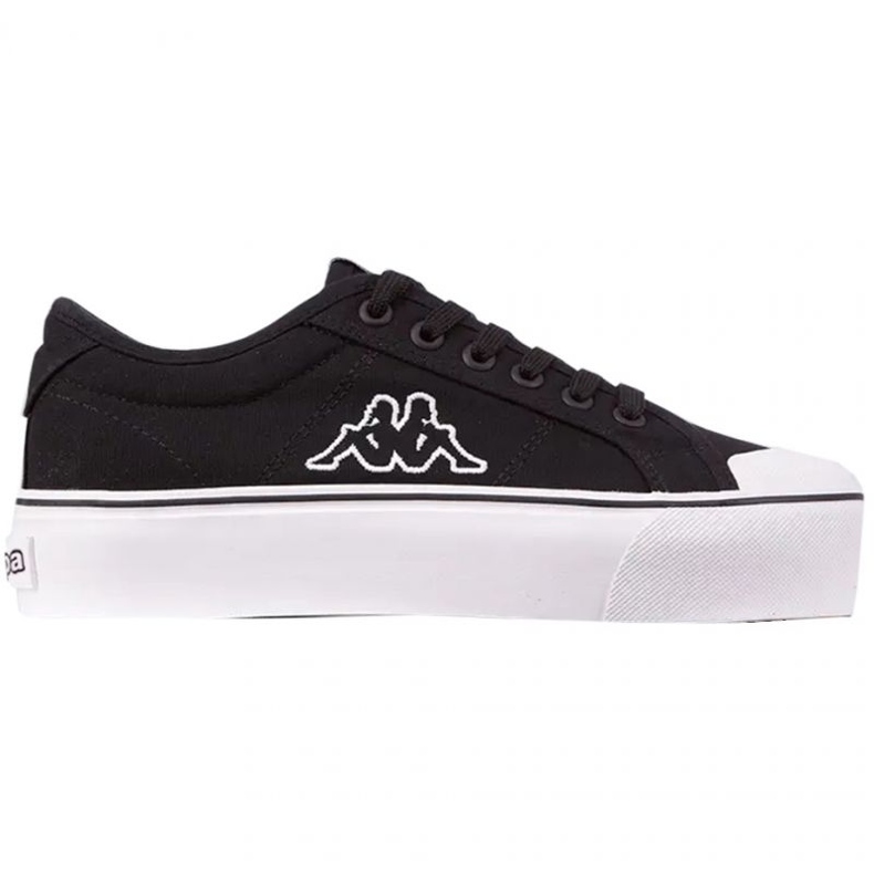 Zapatillas Kappa Boron Low Pf negro y blanco 243162 1110