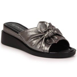 Zapatillas con cuña Vinceza W JAN115B plata Zapatillas con cuña Vinceza W JAN115B plata
