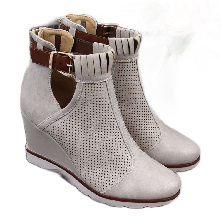 Deportivas cuña caladas Filippo W PAW117A beige