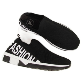 Zapatillas deportivas negras slip on Filippo W PAW224A negro