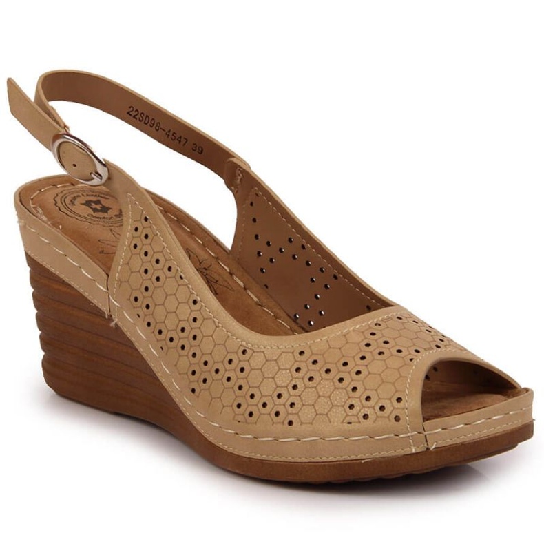 Sandalias cuña eVento W EVE349B beige