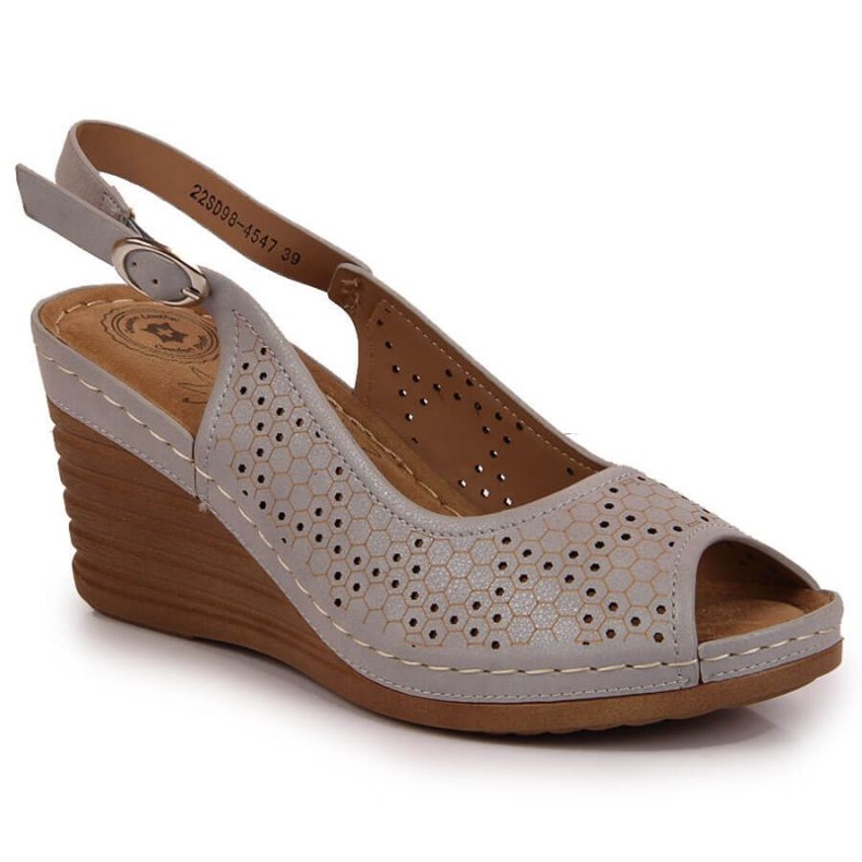 Netex Sandalias cuña eVento W EVE349C gris