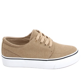 Zapatillas de mujer Ming Khaki beige