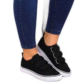 Deportivas de textil con velcro Atletico W ATC336B negro