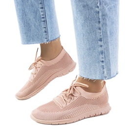 Zapatillas Bertens rosas rosado