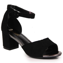 Sandalias negras en el post Vinceza W JAN96B negro