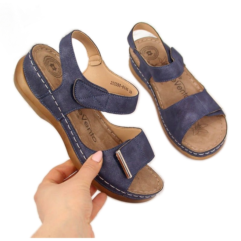 Sandalias velcros eVento W EVE223C azul marino