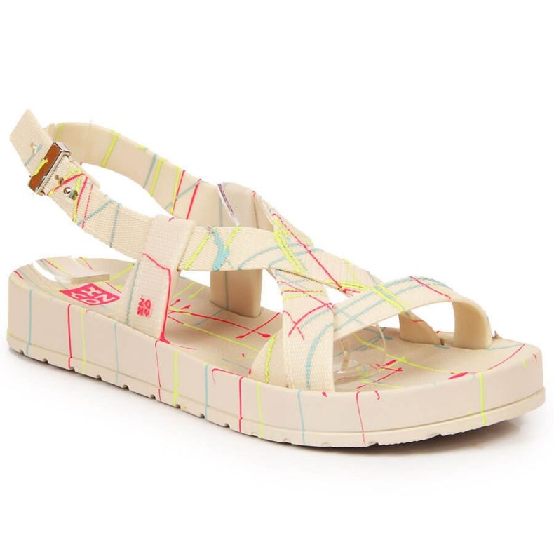 Zaxy W INT1709 sandalias de goma beige