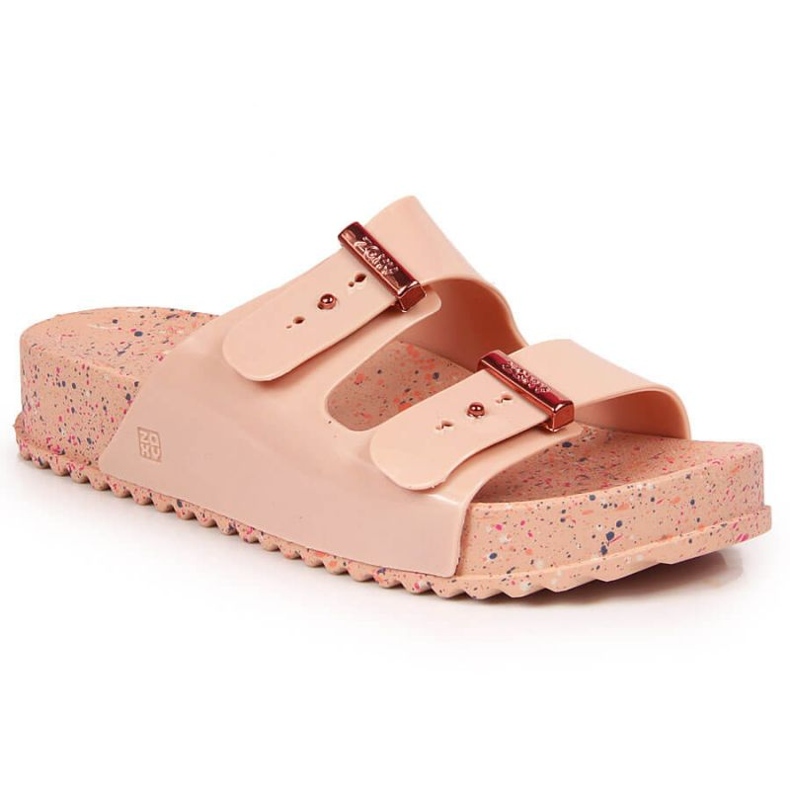 Chanclas de playa de goma Zaxy W INT1713 rosa empolvado rosado