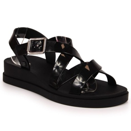 Zaxy W INT1714 sandalias de goma negro