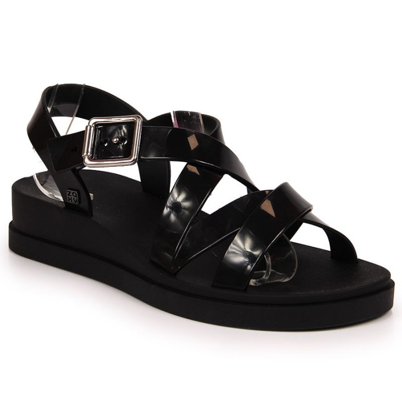 Zaxy W INT1714 sandalias de goma negro