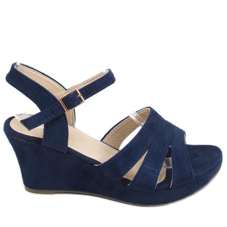 Sandalias cuña Nirali Navy azul marino Sandalias cuña Nirali Navy azul marino