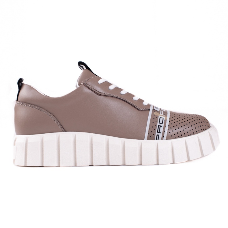 ARTIKER Zapatos de cuero de moda marrones marrón