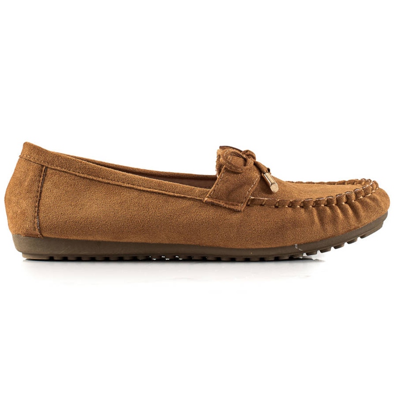 TRENDI Mocasines Ante Lazo marrón